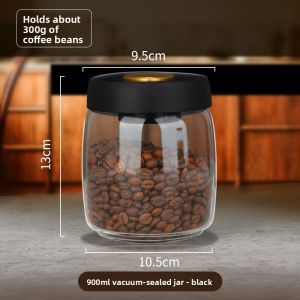 MONGDIO | Vacuum Sealed Food Grade Glass Storage Can