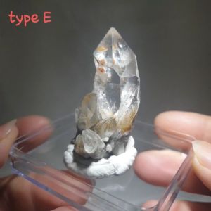 Yellow and Blue Rutilated Quartz (RABBIT HAIR) symbiotic/White Quartz Cluster/Contain inside Rabbit hair crystal/白水晶簇/内含兔毛水晶/黄蓝金发晶（兔毛）共生