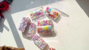 Mumystation Beaded DIY Set Meronce Manik Manik Gelang Kalung Bikin Gelang Sendiri Mainan Edukasi Anak