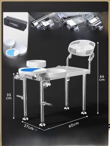 Mini Fishing Platform Portable Foldable Aluminum Alloy Ultra-light All Terrain New Style Fishing Platform by Lianshou