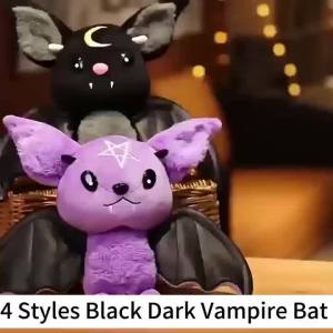 Dòng Sản Phẩm Màu Tối Dễ Thương Búp Bê Hình Dơi Halloween Đồ Chơi Sang Trọng Mô Phỏng Trang Trí Tiệc Tinh Tế Trang Trí Không Khí Gia Đình Quà Tặng Lễ Hội Cho Mọi Lứa Tuổi