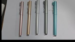 0.5mm High-end Business Office Signature Ball Pen Metal Paint Pen Gift Pen Gold Silver Student Pen Creative Stationery