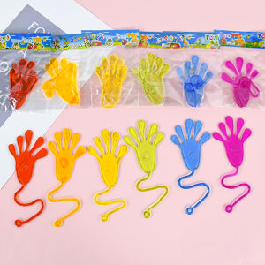 10-50 Pcs Kids Funny Sticky Hands Toy Palm Elastic Sticky Squishy Slap Palm Toy Kids Novelty Gift Party Favors Supplies