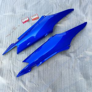 Body samping Supra Fit New Biru cover body Belakaang Supra Fit New Bodi Samping Honda Supra Fit New Fit X Fit R Fit S Biru 1Set Kiri Dan Kanan ORIGINAL AHM BARU