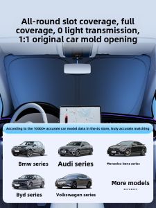 HELLOLEIBOO | Sun Protection Car Sunshade  Sun Umbrella Cover