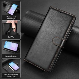 Wallet With Card Slot Magnetic Cap Flip Leather Case For Samsung Galaxy S26 Ultra S25 FE S24 Plus S23 S22 S21 S20 FE Cover Bag