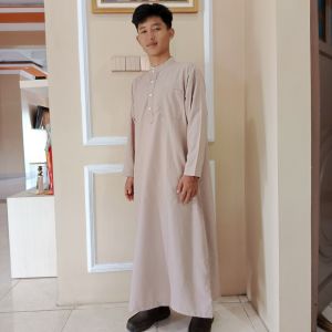 cod jubah pria dewasa katun kekinian terbaru polos
