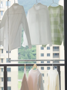 KAWA Clothes Drying Rod Folding Blanket Bedsheet Rack Clothes Drying Hanger Household Quilt Drying Racks Retractable