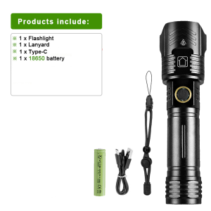 9900000LM Super Bright Flashlight USB Rechargeable Lamp XHP160 LED Long Range Torch Outdoor Waterproof Camping Fishing Lantern