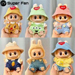 (Super Fan) 17cm dễ thương Mini sang trọng búp bê Quần áo trang phục phụ kiện cho Hàn Quốc Kpop EXO labubu II Thần Tượng búp bê ngồi quần áo dự Tiệc Quà Tặng tự làm