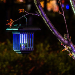 MONLEYTA | Solar Powered Mosquito Repellent Lamp Outdoor Lawn Garden Home Use Waterproof Electric Shock Mosquito Killing High Efficiency Device