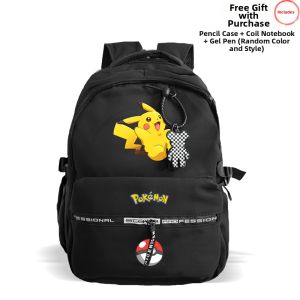 LEXI | Pikachu Charmander Pikachu School Backpack