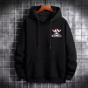 Sweater Hoodie Anime One Piece Jolly Roger Akagami Shanks Fleece Pria Wanita M-XXL