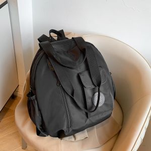 2024 New Large Capacity Oxford Cloth Womens Casual Travel Backpack Fashionable All-Match Waterproof Street Trend Mom Bag