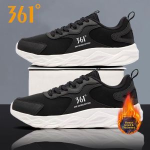 361° | Thickened Liner Soft Bottom Warmth Retaining Leather Faced Sports Shoes