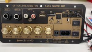 900W 12V24V220V Digital Bluetooth Stereo D50 Amplifier Board Fiber Input Amplifier Subwoofer Karaoke