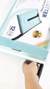 Officom Metal Paper Cutter Paper Trimmer A3/A4/A5/B5/B4 Size Heavy Duty w/ Holder Adjuster for DIY Project Paper ID Card