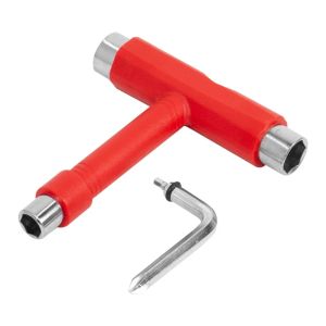 T Shape Allen Key Multifunction T Shape Skateboard Wrench Adjusting Tool For Electric Scooter MTB Bike Part Ratchet Socket Tools