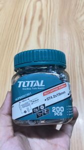 Bộ vít tự khóa Total WJPS4201921 WJPS4202521 chất liệu thép cao cấp mạ kẽm xử lý nhiệt độ bền cao đầu vít dạng bó chặt