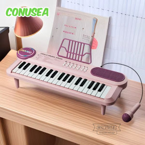 Kids Electric Piano 37 Baby Keyboard with Microphone Singing Songs Development Educational Toy Musical Instrument Games Children