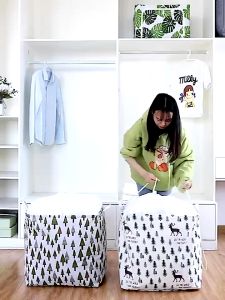 【ready stock】 Laundry Basket Ready Stock Large Capacity Clothes Laudry Basket BAJU BAKUL PAKAIAN 脏衣蓝 Laundry basket/oversized cloth basket cloth household storage bag