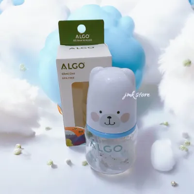 Botol susu bayi newborn 60ml boneka lucu dot bulat anti panas bagus