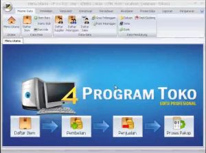 PROGRAM KASIR TOKO GUDANG MINIMARKET RETAIL IPOS 4 4.0 ORIGINAL