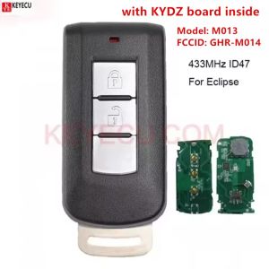 GHR-M014 Model:M013 ID47 Chip 433MHz Keyless Go Car Remote Key For Mitsubishi Xpander Eclipse Cross 2017 2018 2019 - 2022