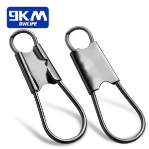 50Pcs Stainless Steel Fishing Interlock Snaps Safety Snap Quick Change Fast Clip Connector for Saltwater Freshwater