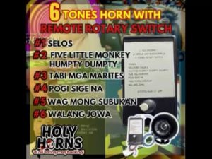BACKHORN ⭐6 TONES HORN with ROTARY REMOTE SWITCH BACKHORN⭐ ●BACKHORN ● VOICE WARNING FOR TRUCKS● 12-24V FOR ALL VEHICLES back horn for truck 24v