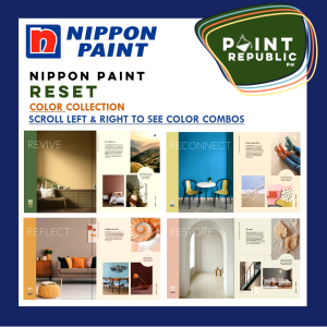 Nippon RESET Series - Color Collection - 1L Size (Availalble in Matex/Duo-Classic/Elastex Paint)