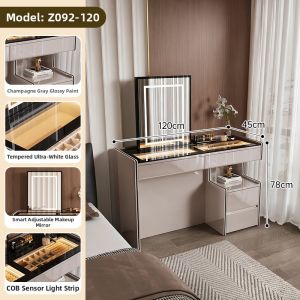 Luxury Intelligent Elevating Vanity Table Set