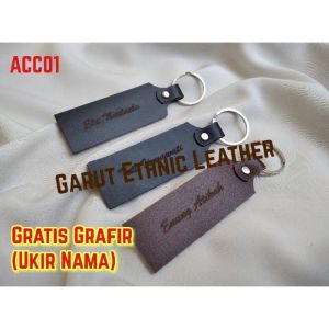 Gantungan Kunci Kulit Pull Up Premium Full Kulit Asli Garut Handmade (ACC01)