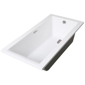 Inset Acrylic Small Soaking Bathtub 1.5m