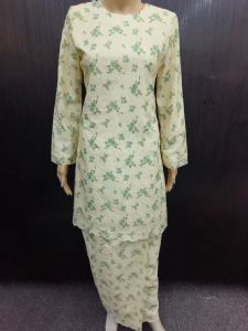 Baju Kurung Moden CAHAYA Cotton Embroidery #KM25031 BBStml