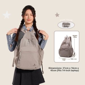 Fouvor | Lightweight & Large Capacity School Bag for Casual & Outdoor Activities