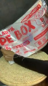 Kantong Plastik PE Bening Box Donat 6 pcs / 1/2 Lusin – Isi 50 Lembar | Plastik Food Grade Takeaway Brownies Kue Snack