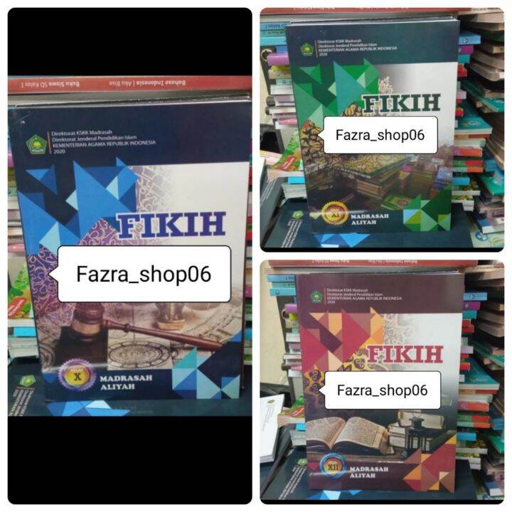 Buku Siswa Pelajaran Fikih Fiqih Ma Kelas 1 10 X 2 11 Xi 3 12 Xii