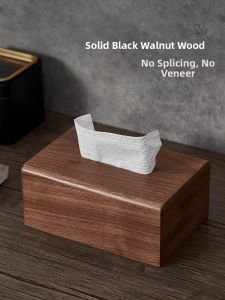 JIFANPAUL | New Chinese Style Walnut Wood Tissue Box