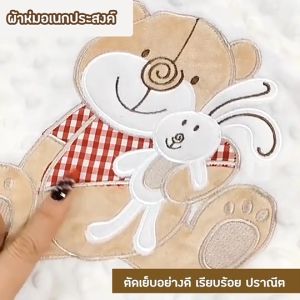 ROYALKIDZ ผ้าห่มเด็ก ตุ๊กตาเน่า ผ้าห่อตัวเด็กแรกเกิด ถุงนอนผ้า ผ้าห่อตัวทารก ผ้าห่มทารก C0042