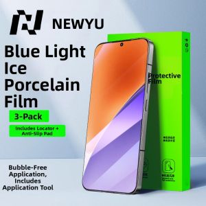 Newyu | Ultra Full-Screen Protective Film For Xiaomi 15 15Pro 14 14Pro Ultra Bonding Edgeless With Ultrasonic Unlock