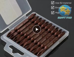 10PCS SET MAGNETIC POWER BIT PH2 PH3 65MM S2 HEX SHANK PHILIPS Screwdrivers Cross Screwdriver Bits Precision SCREW SKRU Impact Driver Bit PH2 PH3 Magnetic mata impact tajam tumpul Double End Flat Tip Carbide Tipped Ceramic Tile Triangle DrilL BITS