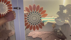 CSL02- NHÀ GỖ CAO CẤP CHO 3-4 BÉ MÈO TÍCH HỢP QUẠT ĐÈN LED BÁNH XE CÓ KHÓA - THƯƠNG HIỆU ROYAL CAT