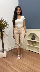 Celana Gio Pants 7/9 Bahan Twill Combed Kualitas Premium