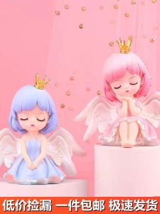 Michelle Cake Decoration Fairy Doll Princess Girl Birthday Baking Costume Plugin Cute Decorative Ornaments Festive Supplies