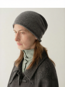 INSIS FEMME | Merino Wool Winter New Simple Artsy Natural Edge Knit Hat