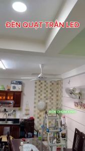 [ ĐÈN CHÙM XINH ] Đèn quạt trần led hiện đại NV-32/553 chính hãng lắp phòng khách căn hộ nhà hàng