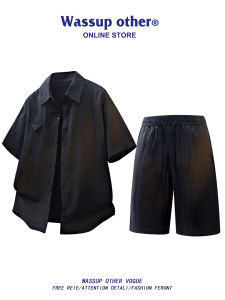 Summer Trendy Brand Comfortable Linen Mens Casual and Sport Suit