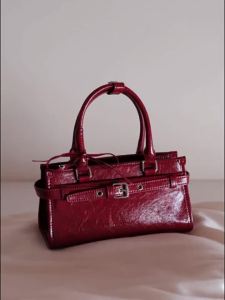 CHIO‘2ND | Vintage Wedding Tote Crossbody Bag Red Bow