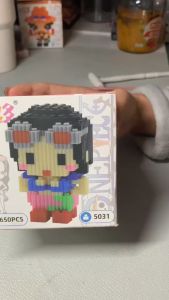 Nano Block One Piece Luffy Series DIY Mainan Balok Blok Susun Zoro Edukasi Anak Bricks Mini